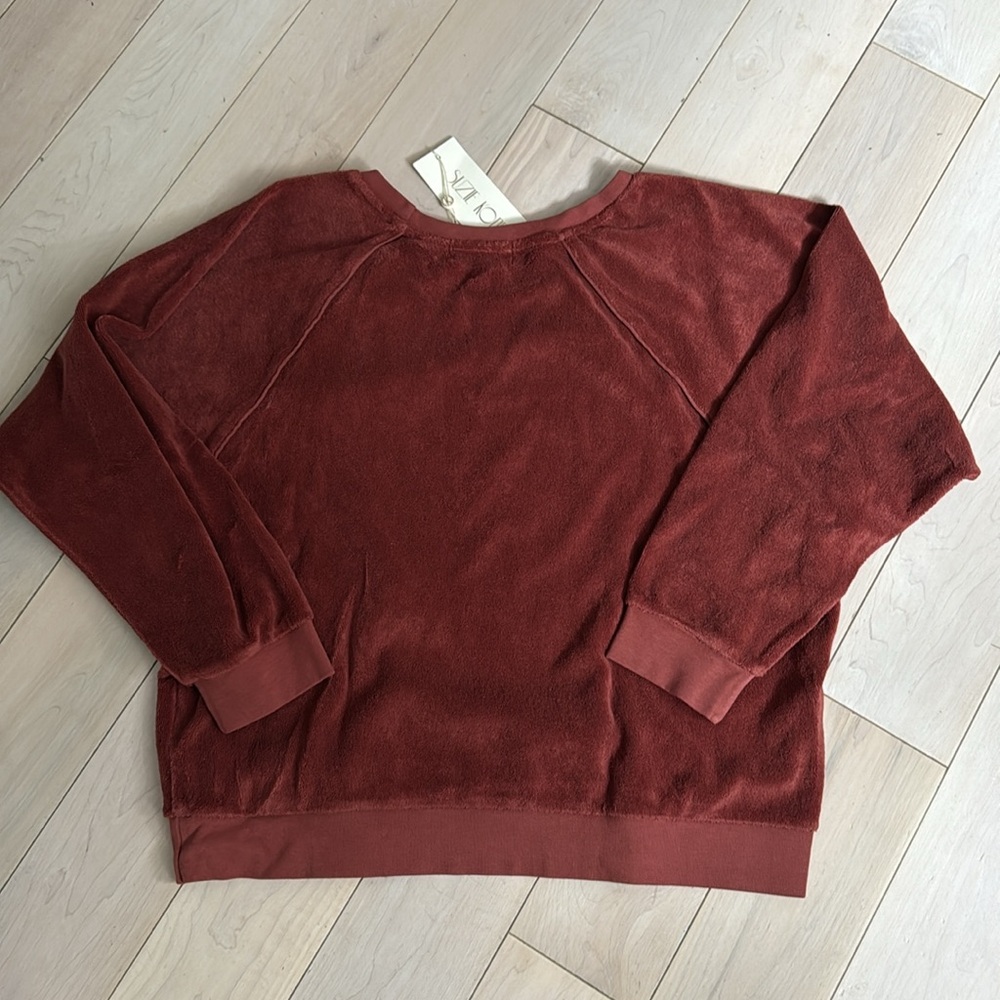 Suzie Kondi beach terry KINNA Saba Raglan top - Picture 9 of 12